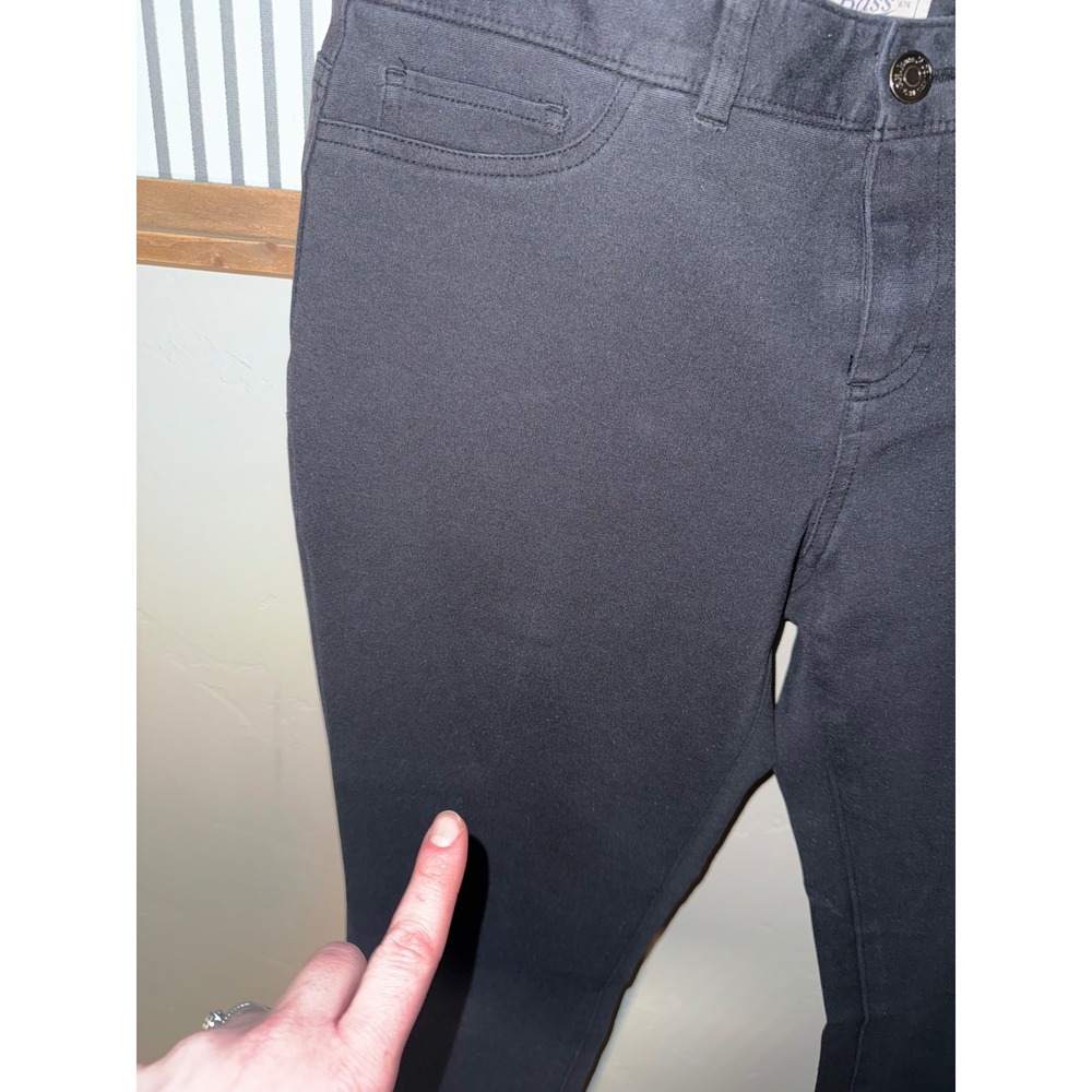 GH Bass & Co Black Skinny Pants Womens Size 10 Cotton Blend Stretch 5-Pocket‎ - Picture 2 of 8